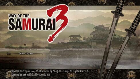 لعبة Way of the Samurai 3 - بلاي ستيشن 3 (متجددة) in Saudi Arabia