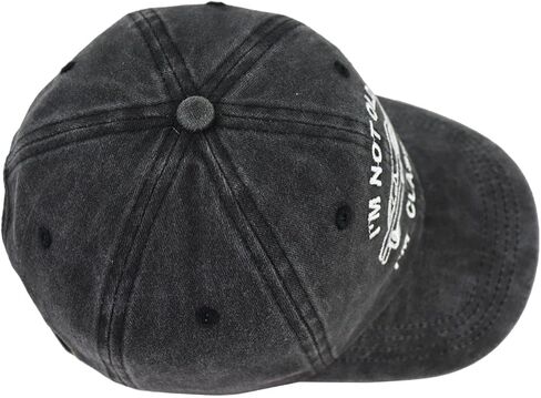 I'm Not Old I'm Classic Hat for Men Women, Adjustable Embroidered Cotton Retirement Baseball Cap in Saudi Arabia