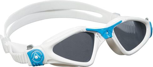 نظارات السباحة الملونة Aqua Sphere Kayenne - أبيض/أزرق، صغيرة in Kuwait