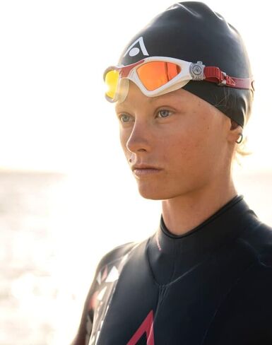 Aqua Sphere KAYENNE LIGHT GRY/RED LMR AS in Kuwait