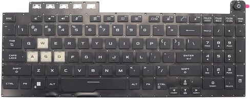 New Keyboard for Asus TUF Gaming F15 FX506 FA506 FX706 FA706 FX506U FX506L FX506II FX506IH FX506LI FA506Q FA506U RGB Backlit US in Saudi Arabia