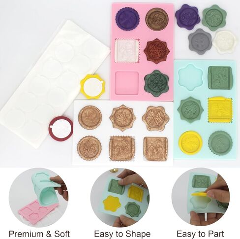 400pcs Pearl White Sealing Wax Beads, Andotopee Bulk Wax Seal Wax Beads for Wax Seal Stamp, White Wax Sealing Pellets for Wax Seal Kit with Wax Seal Pen, Mat, Self-Adhesive Wax Seal Stickers in Saudi Arabia