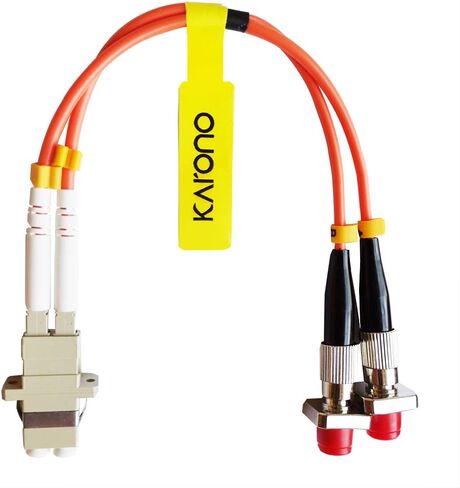 0.7 ft LC to FC Fiber Optic Adapter Cable Singlemode Duplex Hybrid Mutual in Kuwait