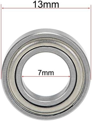uxcell MR2010ZZ Deep Groove Ball Bearings 10mm x 20mm x 6mm Double Shielded Chrome Steel P0(ABEC1) 10pcs in Saudi Arabia