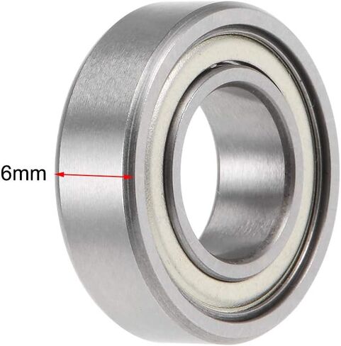 uxcell MR2010ZZ Deep Groove Ball Bearings 10mm x 20mm x 6mm Double Shielded Chrome Steel P0(ABEC1) 10pcs in Saudi Arabia