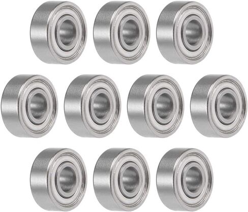 uxcell MR2010ZZ Deep Groove Ball Bearings 10mm x 20mm x 6mm Double Shielded Chrome Steel P0(ABEC1) 10pcs in Saudi Arabia