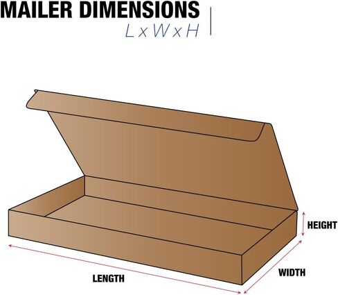 Tape Logic TLML17112K Literature Mailers, 17" x 11" x 2 1/2", Kraft (Pack of 25) in Saudi Arabia