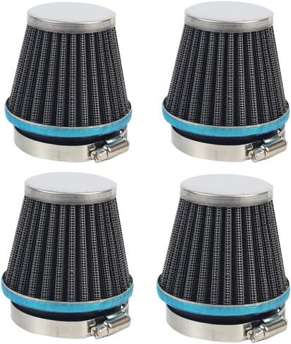4x 54mm Air Pod Intake Filters for CB750 CB900 Kawasaki Kz1000 Suzuki Gs1100 the same applies to 52-58mm in Saudi Arabia