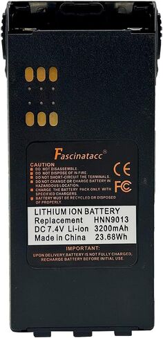 HNN9013D HNN9013 HNN9008A 3200mAh Li-ion Battery [Upgraded] for HT750 HT1200 HT1250 HT1225 GP340 GP360 GP380 GP540 GP580 GP640 GP680 GP1280 MTX850LS Two Way Radio with Belt Clip in Saudi Arabia