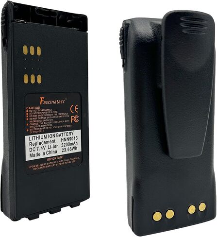 HNN9013D HNN9013 HNN9008A 3200mAh Li-ion Battery [Upgraded] for HT750 HT1200 HT1250 HT1225 GP340 GP360 GP380 GP540 GP580 GP640 GP680 GP1280 MTX850LS Two Way Radio with Belt Clip in Saudi Arabia