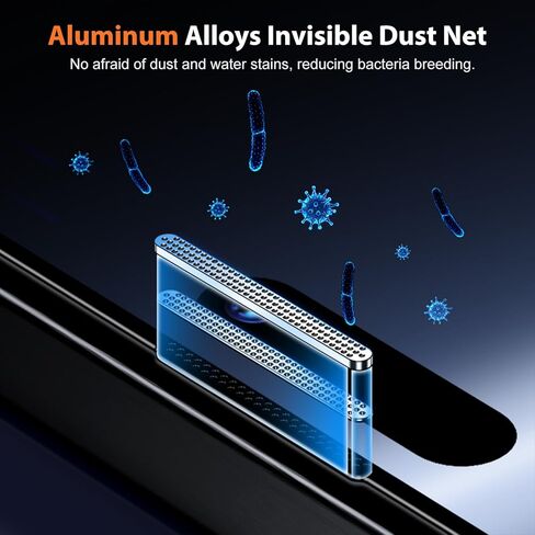 واقي شاشة UniqueMe لهاتف iPhone 15 Pro Max، [محاذاة تلقائية] إزالة الغبار تلقائيًا بصلابة 9H تغطية كاملة للشاشة من الزجاج المقوى الخالي من الفقاعات 6.7 بوصة - عبوتان in Kuwait