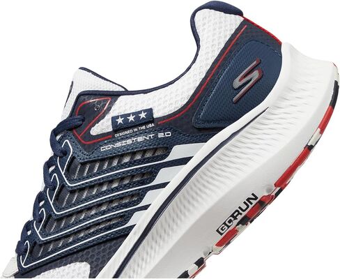 Skechers Men's Go Run Consistent 2.0-Americana Sneaker in Saudi Arabia