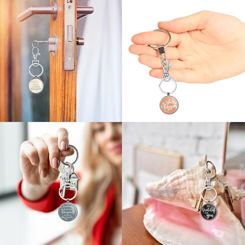 60 مجموعة من هدايا تقدير الموظفين من سلسلة المفاتيح المصنوعة من الفولاذ المقاوم للصدأ، شكرًا لك، أكياس الأورجانزا، هدايا تحفيزية لزميل العمل، ممرضة المدرسة، هدايا مدرسية، هدايا الأعمال المكتبية in Kuwait