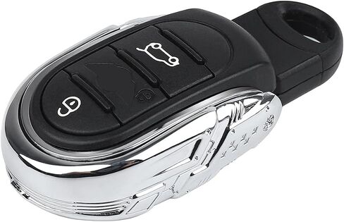 مفتاح فوب غطاء شل اكسسوارات السيارات معدن الكروم على شكل حرف U حافظة مفاتيح لميني كوبر 3rd Gen F54 F55 F56 F57 F60 in Kuwait