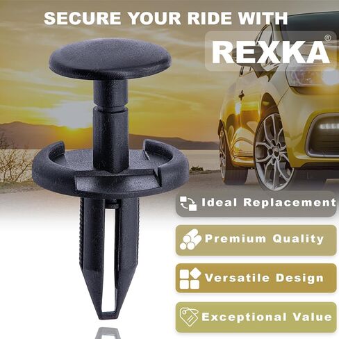 Rexka 15pcs Radiator Wheelhouse & Front Bumper Cover Fender Flare Retainer Clip 15149708 for GM Chevy GMC Cadillac Hummer Trucks Silverado Suburban Sierra Yukon 6506008AA Jeep Liberty in Saudi Arabia