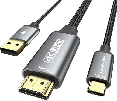 كابل HDMI إلى USB-C، 4K@60 هرتز HDMI (المصدر) إلى USB C (العرض) سلك بطول 6 أقدام HDMI أحادي الاتجاه إلى كابل USBC لجهاز PS5، وXbox، وSteam Dock، وشاشة USB C in Kuwait