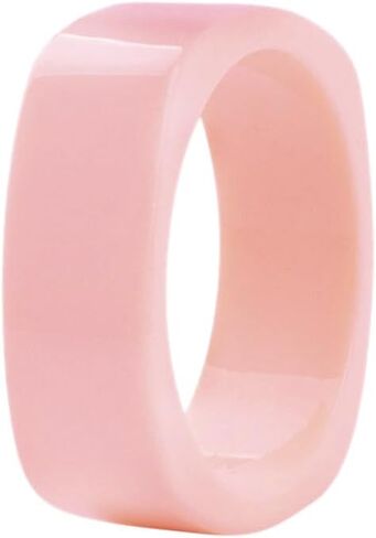 JSEA Womens Big Bangle Candy Color Resin Wide Bracelet Bangles Personalized in Saudi Arabia