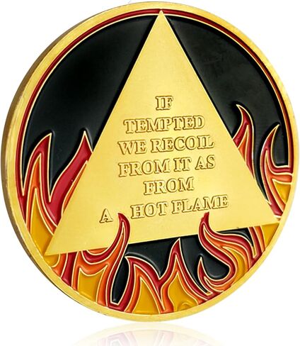 رقاقة رصانة اللهب لمدة عامين من العملات المعدنية ورقائق الميداليات هدايا الرصانة للرجال والنساء (السنة Ⅱ) in Kuwait