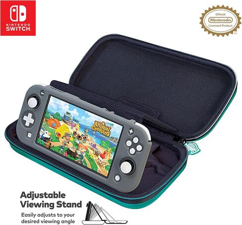Game Traveler Nintendo Switch Animal Crossing Case - Holds Switch OLED, Switch or Switch Lite, Adjustable Viewing Stand & Bonus Game Cases, Deluxe Carry Handle, Licensed Nintendo Switch Case in Saudi Arabia