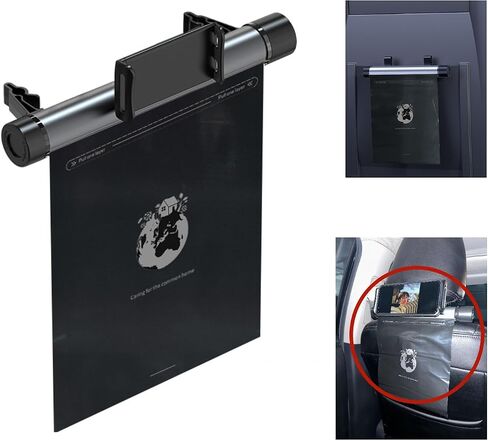 Bertans Roller Type Trash Can for Car - Hanging Multifunction Car Trash Bag, Vehicle Garbage Storage Bag Waterproof Concealed Aluminum Alloy Rotating Design in Saudi Arabia