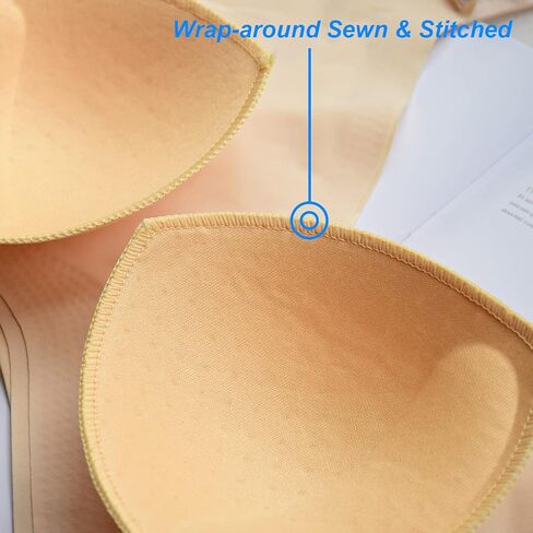 TopBine Removable Bra Pads Inserts Women's Comfy Sports Cups Bra Insert for BIkini Top Swimsuit in Kuwait