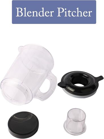 قطع غيار كوب إبريق الخلاط 48oz من ALISA للرصاصة السحرية 250 وات (MBR-1701 /MBR-1702 /MBR-1101/ MB-BX1770-02/ MB1001/ MBR-0301) in Kuwait