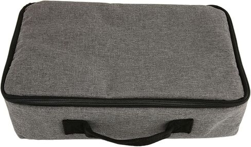 حقيبة جهاز عرض زونات، حقيبة حمل للسفر لجهاز العرض، حقيبة يد محمولة لجهاز العرض مع حزام ثابت قابل للتعديل وفواصل لجهاز العرض الصغير والملحقات in Kuwait