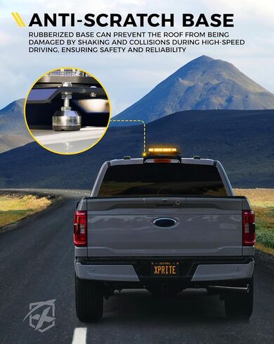 حامل قضيب إضاءة Xprite بدون مثقاب، دعامة تثبيت شريط إضاءة مغناطيسية متوافقة مع Ford F-150 (2015+)، Ford F-250 - F-550 (2017+) استبدال لملحقات Ford f250 in Saudi Arabia