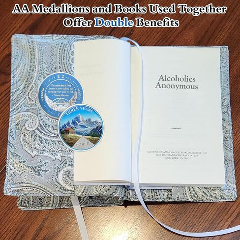 Original Three Year Sobriety Coin - Snow Mountain AA Coins - 3 Year AA Chips and Medallions - 1-10 Years NA AA Celebrate Recovery Addicts - Narcotics Alcoholics Anonymous Gifts for Men Women in Kuwait