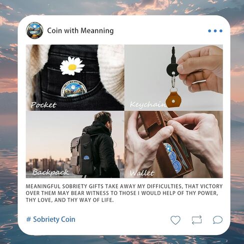 عملة الرصانة الأصلية لمدة ثلاث سنوات - عملات جبل الثلج AA - رقائق وميداليات AA لمدة 3 سنوات - 1-10 سنوات NA AA احتفل بمدمني التعافي - مدمنو المخدرات الكحوليون هدايا مجهولة للرجال والنساء in Kuwait