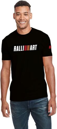 تي شيرت فريق ميتسوبيشي موتورز رالي آرت باللون الأسود in Kuwait