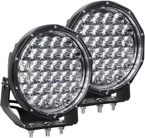 مصابيح القيادة Exzeit 6 بوصة 224 وات LED، 22400 لومن مصابيح الضباب للطرق الوعرة لشاحنات جيب رانجلر تويوتا بيك اب جي إم سي SUV، 12 فولت/24 فولت in Kuwait