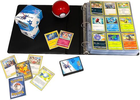 Ultra PRO - ألبوم Greninja مقاس 2 بوصة للبوكيمون، منظم بطاقات الألعاب التجارية، تخزين الملحقات، محلول حماية منخفض الاحتكاك وخالي من حمض PVC، عمل فني نابض بالحياة in Saudi Arabia