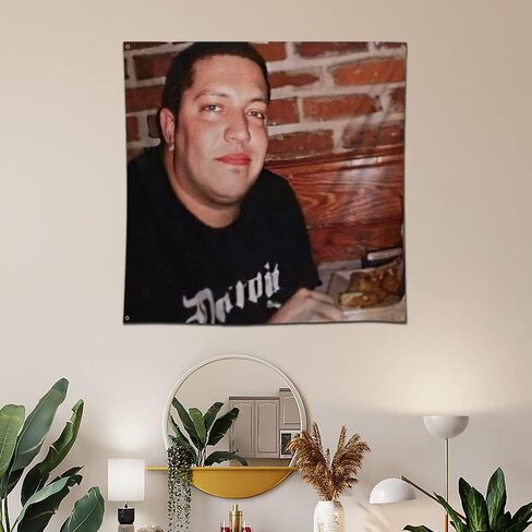 Arbinger مضحك سال غير عملي جوكرز فولكانو نسيج العلم الجدار الشنق ميمي نسيج 4x4ft غرفة نوم زخرفة خلفية in Kuwait