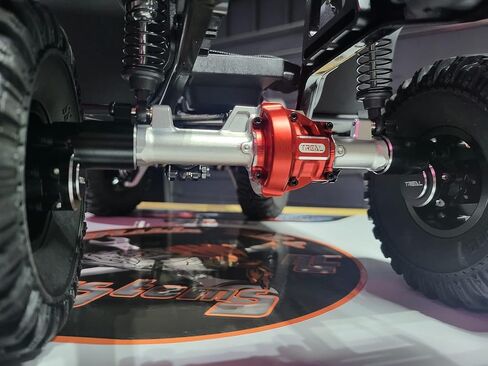 TREAL Aluminum 7075 Rear Axle Housing CNC Billet Machined Upgrades for Redcat GEN9 and Ascent Crawler(Black) in Saudi Arabia