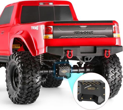 غطاء مبيت المحور المعدني من COOWOO لسيارة 1/10 RC الزاحفة TRX4، قطعتان in Kuwait