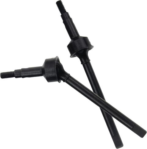 ShareGoo Steel Front Rear Axle Drive Shaft Axle Dogbone CVD Compatible with Traxxas 1/18 TRX4M RC Crawler Car Upgrade Parts (Black) in Saudi Arabia