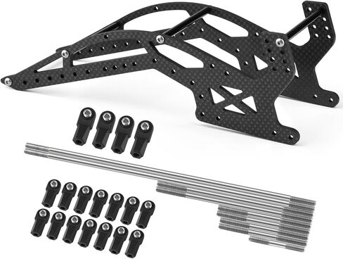 طقم هيكل LCG من ألياف الكربون لمحاور بوابة الأوفست Capra F9 مع وصلات، 1.9S 2.2 MOA Sporty Comp يبني أجزاء يمكنك صنعها بنفسك in Kuwait