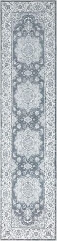 CAROMIO Vintage Washable Area Rug Distressed Small Carpet Non-Slip Non-Shedding Waterproof Entryway Area Rug for Hallway Dining Room, 2' x 3' Blue in Saudi Arabia