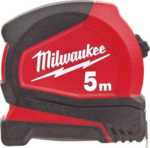 Milwaukee 4932459593 C5/25 5m Pro Compact Metric Tape Measure, Black in Saudi Arabia
