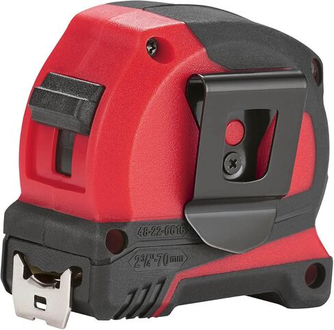 Milwaukee 4932459593 C5/25 5m Pro Compact Metric Tape Measure, Black in Saudi Arabia