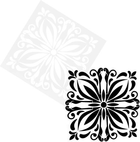 25 حزمة من 4 مل من أوراق استنسل مايلر الشفافة، 30.48 سم × 30.48 سم استنسلات مايلر فارغة قابلة لإعادة الاستخدام من البلاستيك الشفاف للقطع بالليزر، الكريكت، مادة قالب أداة القطع in Kuwait