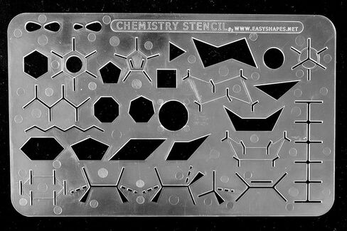 Organic Chemistry Stencil Drawing & Drafting Template. in Saudi Arabia