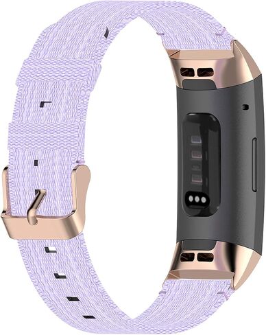 Fit for Fitbit Charge 4 Bands for Women Men, Breathable Adjustable Nylon Replacement Watch Band Straps Wristbands Bracelet Fit for Fitbit Charge 3/Charge 4/Charge 3 SE in Saudi Arabia