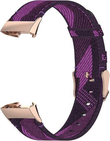 Fit for Fitbit Charge 4 Bands for Women Men, Breathable Adjustable Nylon Replacement Watch Band Straps Wristbands Bracelet Fit for Fitbit Charge 3/Charge 4/Charge 3 SE in Saudi Arabia