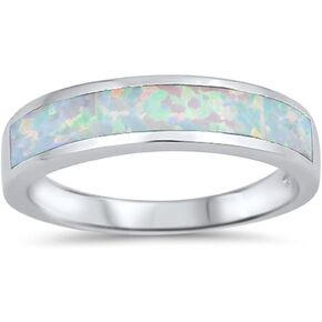 CHOOSE YOUR COLOR Sterling Silver Wedding Ring