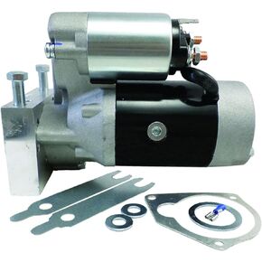 New Starter Compatible With Chevy SBC GM 327 305 350 383 454 Mini Super Torque Series 3 HP 153 or 168 Tooth Flywheels Upgraded Delco 10MT to HT Hitachi OSGR SHI0032, SUM-829105, SUM829105, 18493