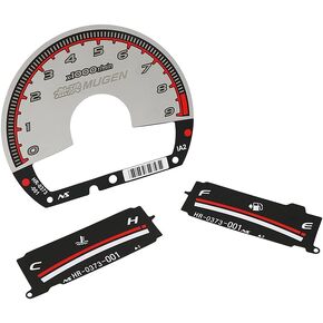 BENET MUGEN Style Cluster Overlay Compatible with Honda Civic FD2 FD1 FA5 FG1 FG2 2006-2011