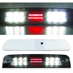 LED 3rd Third Brake Light High Mount Stop Brake Cargo Lamp Fit for Dodge Ram 1500 2500 3500 2010-2017, Waterproof Clear Lens