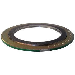 Sterling Seal and Supply , Inc. API 601 90001500316GR150 Green Band with Gray Stripe 316LSS/Graphite Spiral Wound Gasket, -150 to 842 Degrees Fahrenheit Temperature Range, 2.13" ID, 3.38" OD, for 1-1/2" Pipe Size
